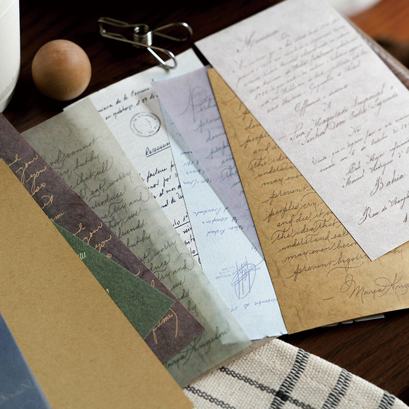 Vintage Material Paper Book – 100 pcs - ViktaShop