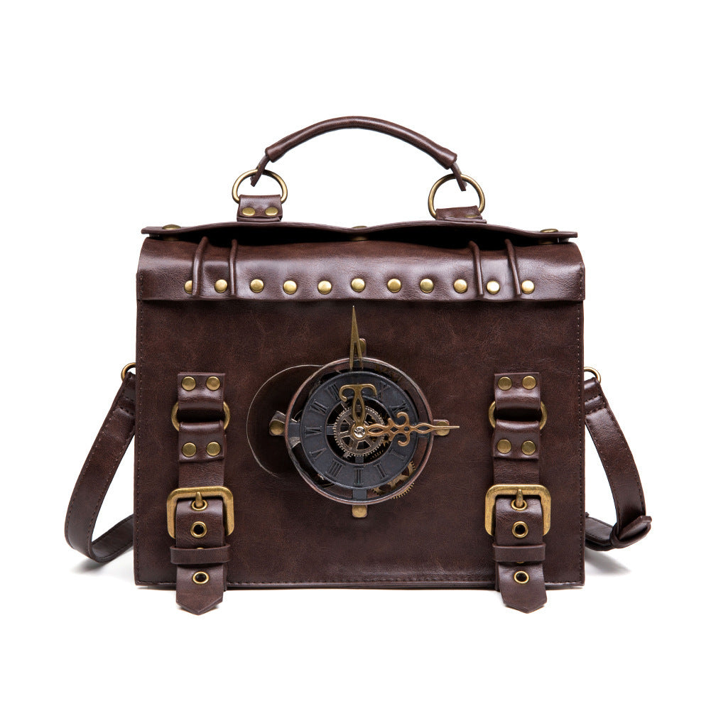 Retro Punk Crossbody Shoulder Bag - ViktaShop