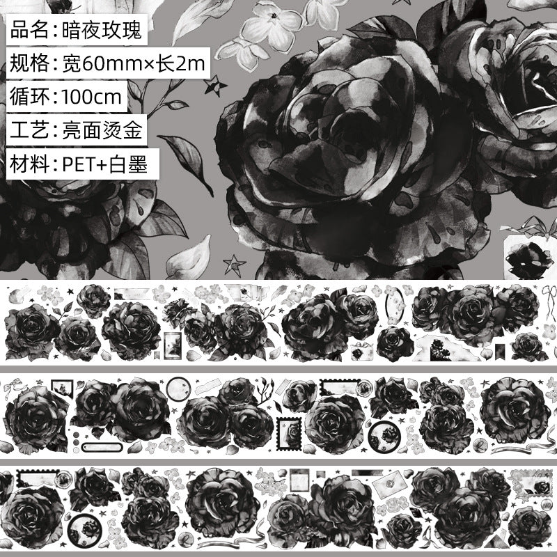 Retro Flower Shell Light PET Tape – Special Material DIY - 2m - ViktaShop