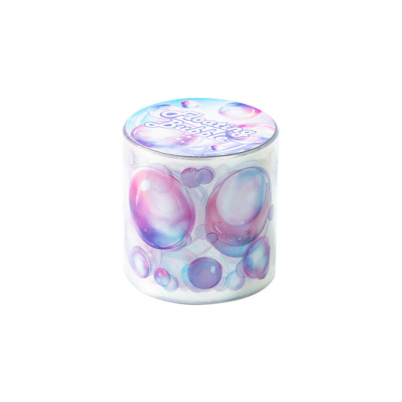 Floating Bubble Series – Die-cut PET Tape for Hand Account Decoration, 2m - ViktaShop