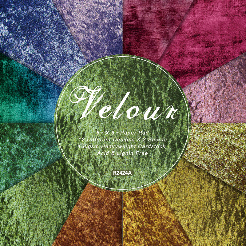 Velour material paper background 10 sheets