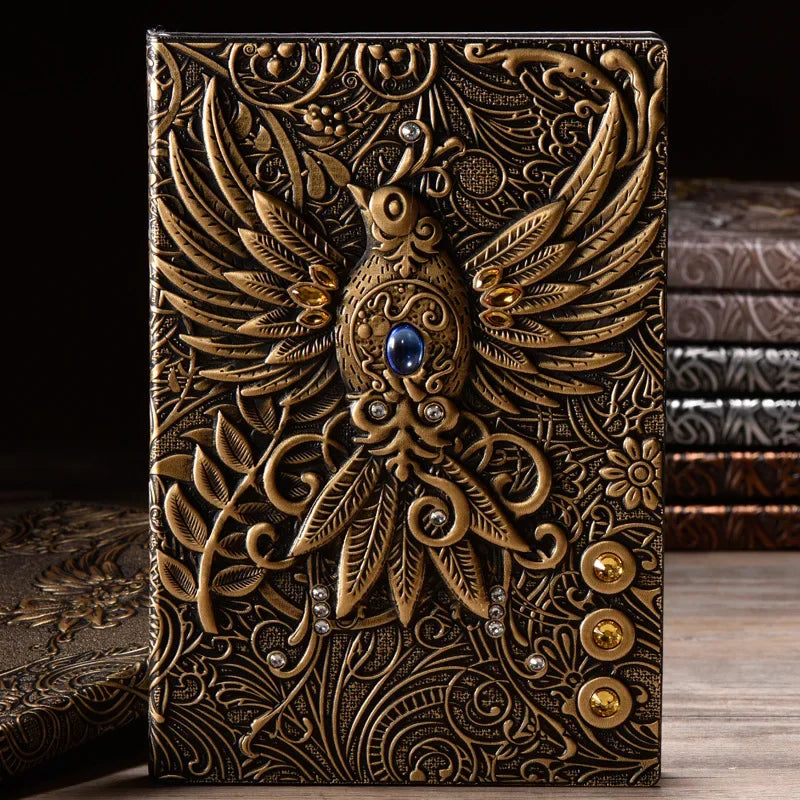 European Retro PU Travel Notebook – Vintage Softcover Diary, 4 Options - ViktaShop