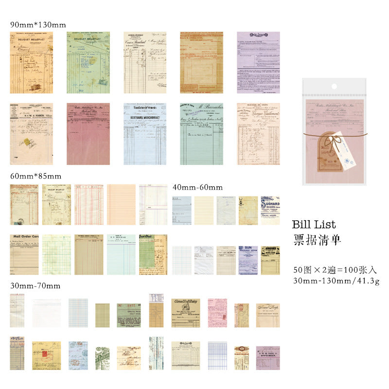 Vintage Retro Collection Material Craft Supplies - ViktaShop