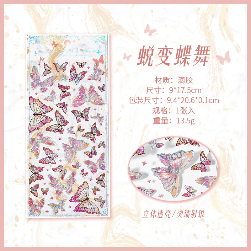 Brilliant Butterfly Series Stickers - ViktaShop