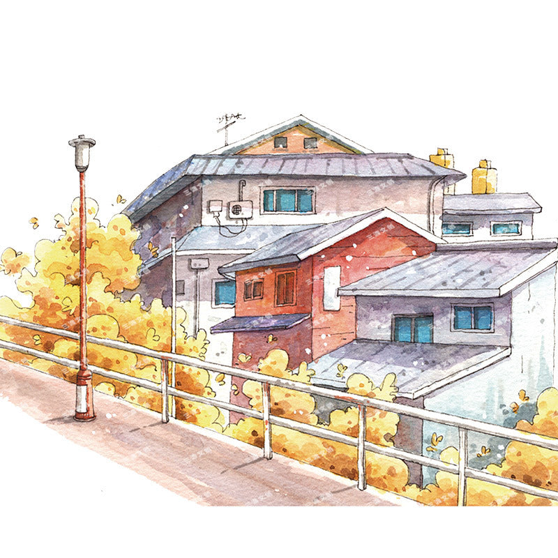Four Seasons Pastoral House PET Tape, 2m - ViktaShop