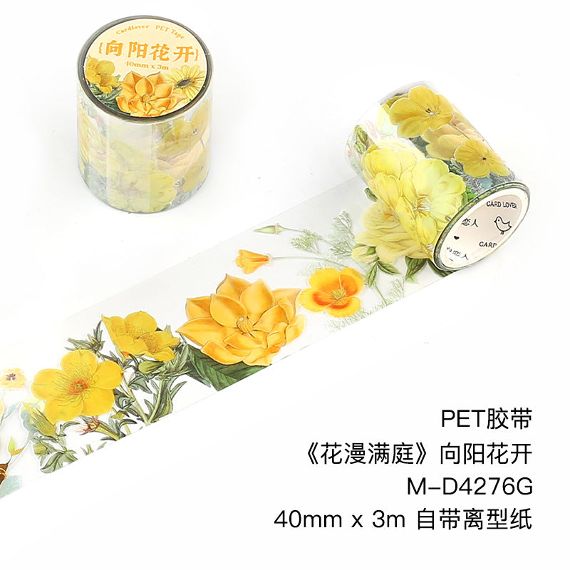 Letter Lover PET Tape - Full Garden Series, 3m - ViktaShop