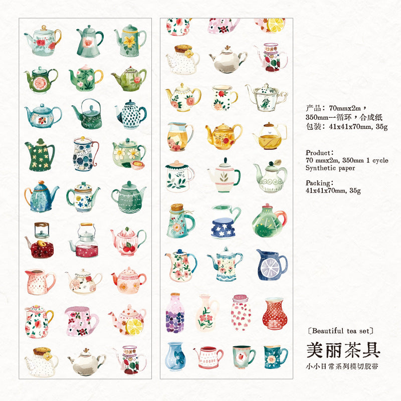 Small Daily Series – Adhesive Tape, Daily Life Theme, 2m - ViktaShop