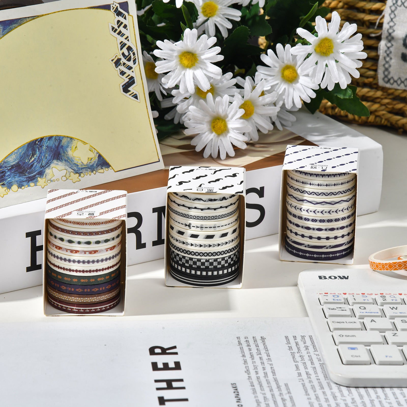 Colorful Washi Tape – Craft Tape for Paper Crafts, 2m - ViktaShop