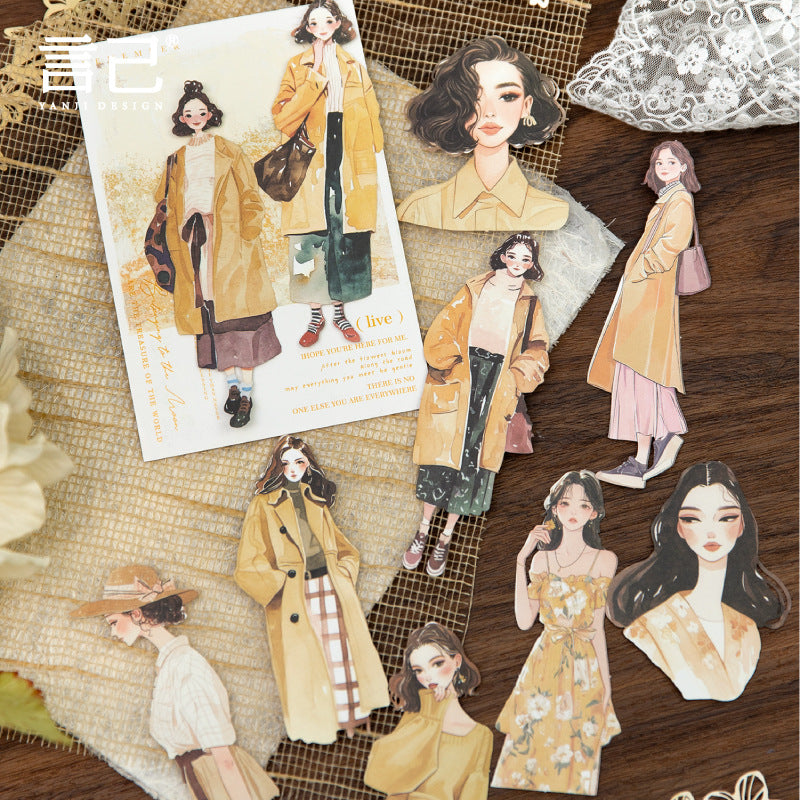Century Story Series Laser Character Sticker Pack, 6 Options - ViktaShop