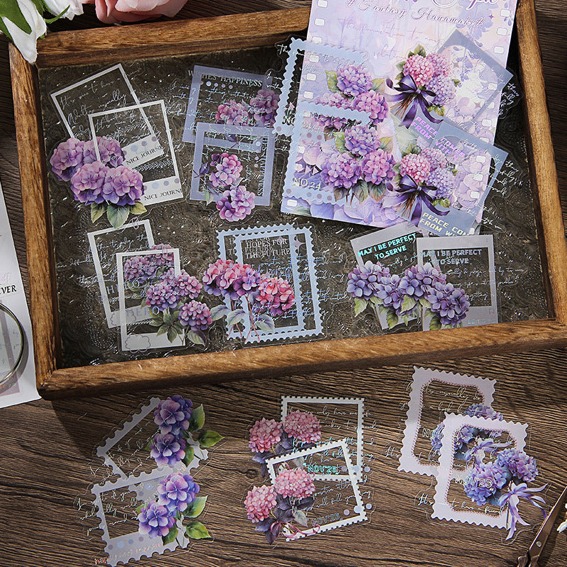 Transparent PET Plant & Flower Stickers - ViktaShop