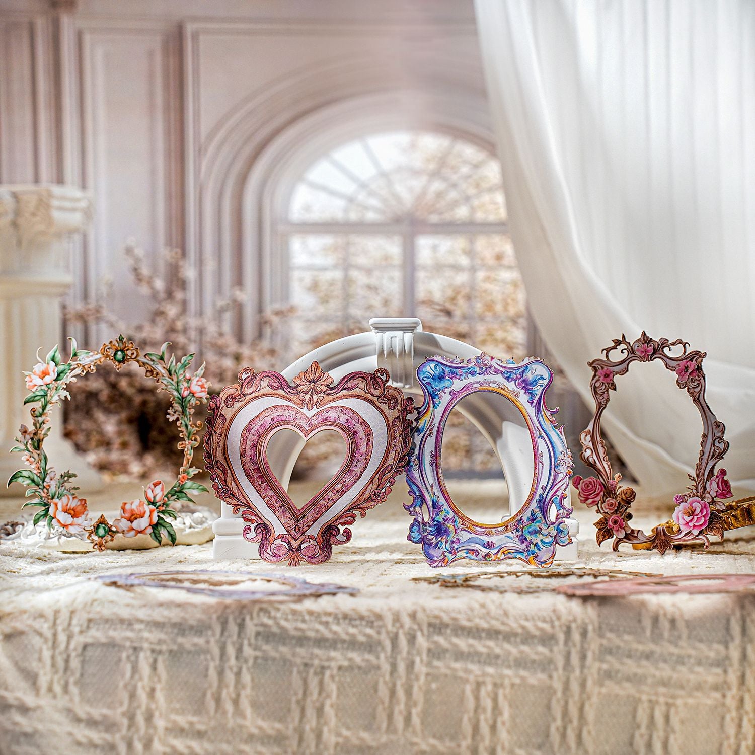 Rococo Frame Border Stickers – 4 Designs - ViktaShop