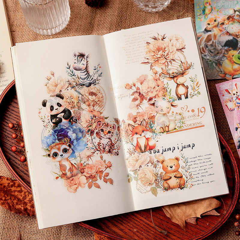 Cute Animal World DIY PET Sticker Pack, 6 Options - ViktaShop