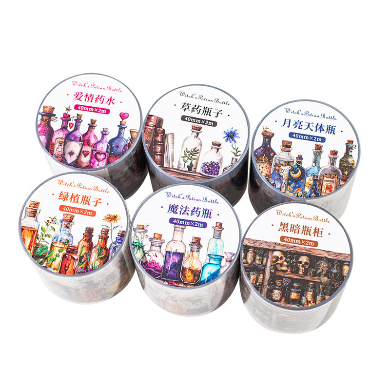 Witch's Magic Potion Bottle Series PET tape