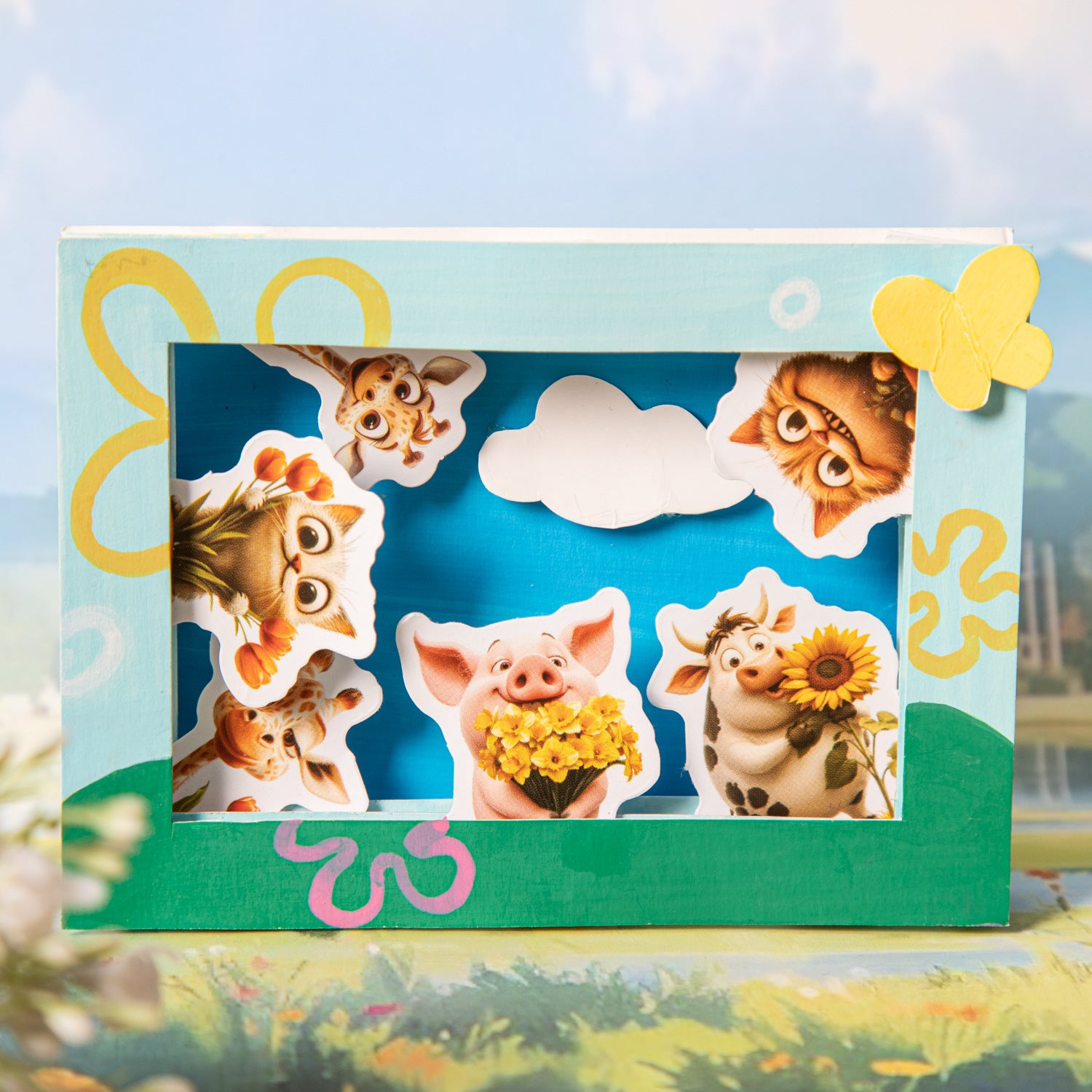 Stickers Funny Animal 40 psc