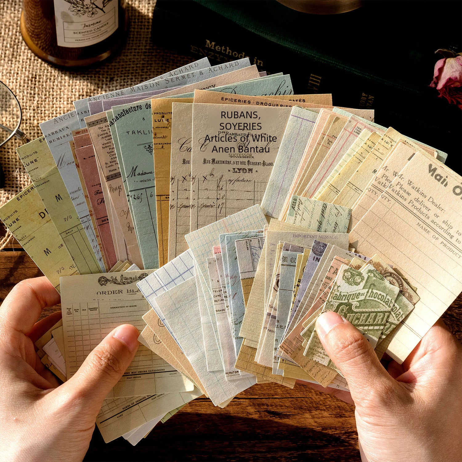 Vintage Retro Collection Material Craft Supplies - ViktaShop