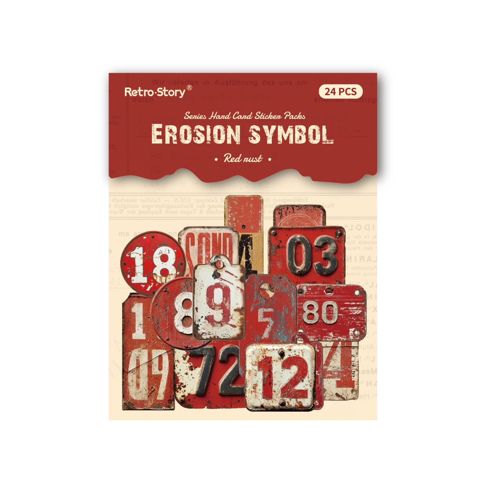 Vintage series sticker pack