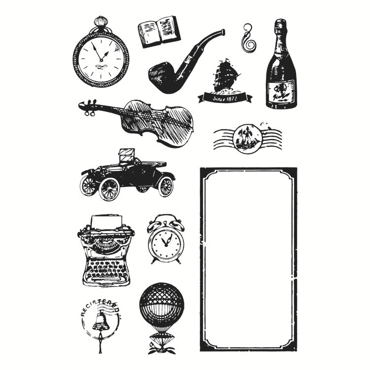 Transparent Silicone Creative Stamp – PVC DIY Seal for Journals & Crafts - ViktaShop