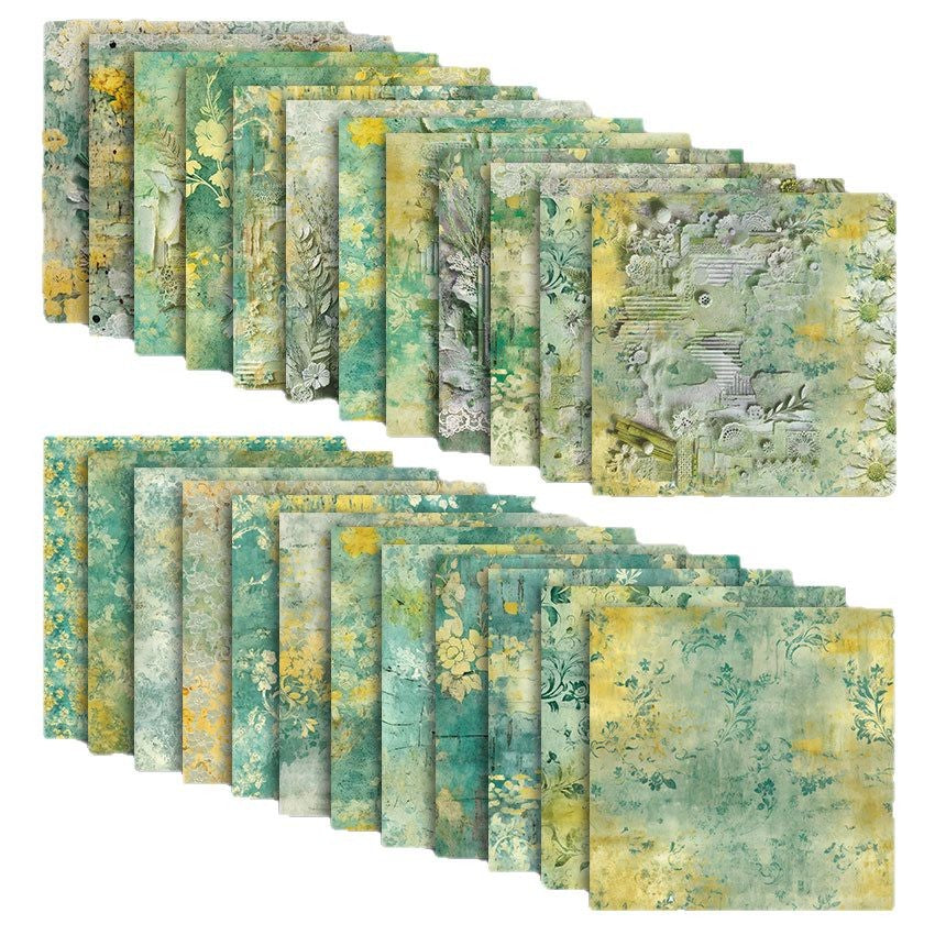 Double-Sided Pattern Paper – DIY Photo Album & Junk Journal Background - ViktaShop