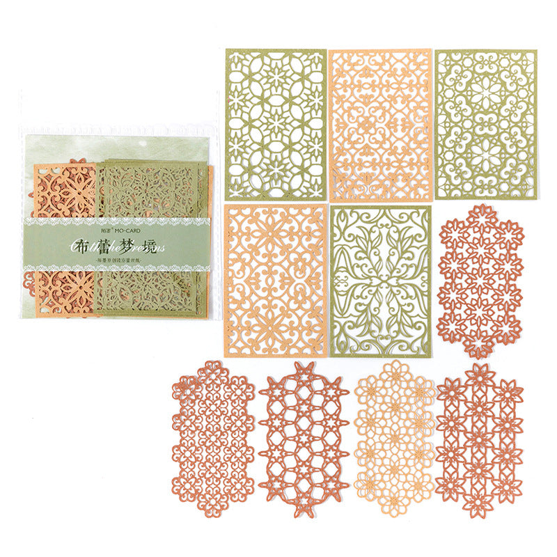 Vintage Material Paper – Retro Scrapbooking and Collage Paper Sheets - ViktaShop