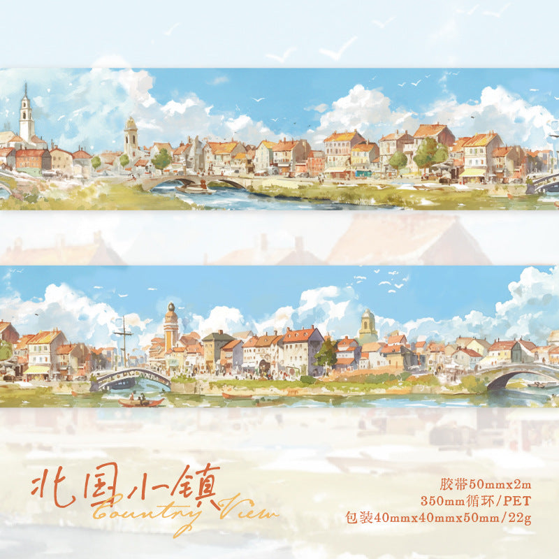 Travel Time Series – PET Tape, Travel Memory Landscape, 2m - ViktaShop