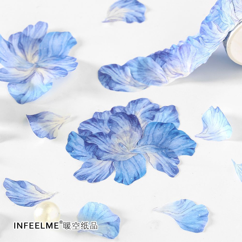 Flower Series – Theme PET Tape, 100 Pcs - ViktaShop