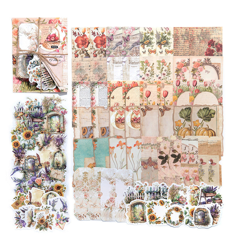 PET Stickers – Time Museum Series Retro Style, 6 Options - ViktaShop