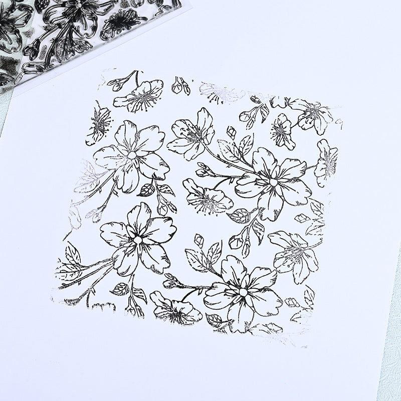 Vintage Transparent Silicone Seal Set – Floral & Daily Icons - ViktaShop