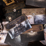 Dark Retro Material Paper, Scrapbooking DIY Decoration Base - ViktaShop