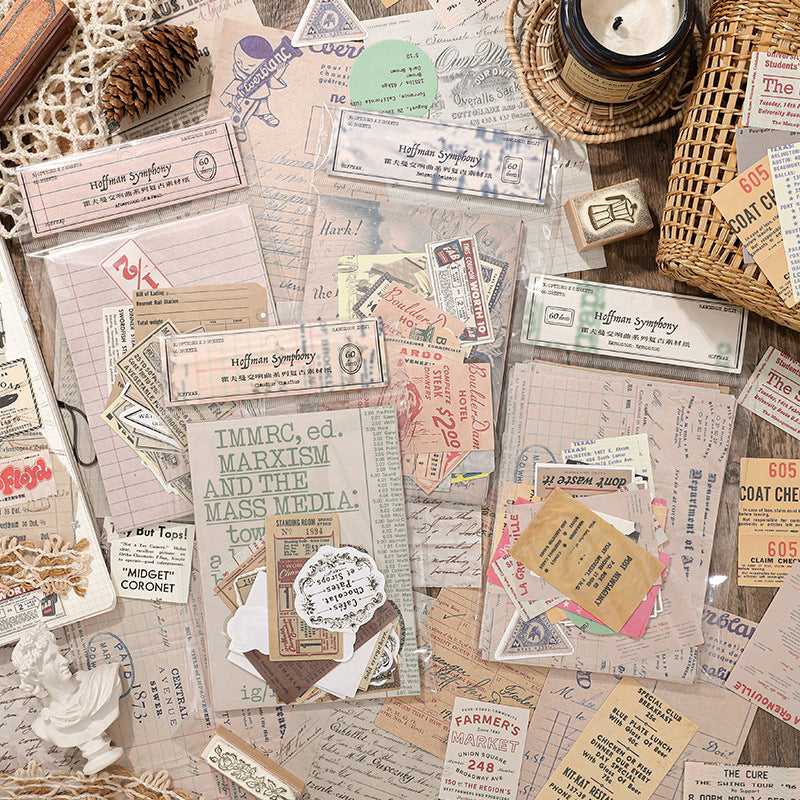 Vintage Material Paper Pack - ViktaShop