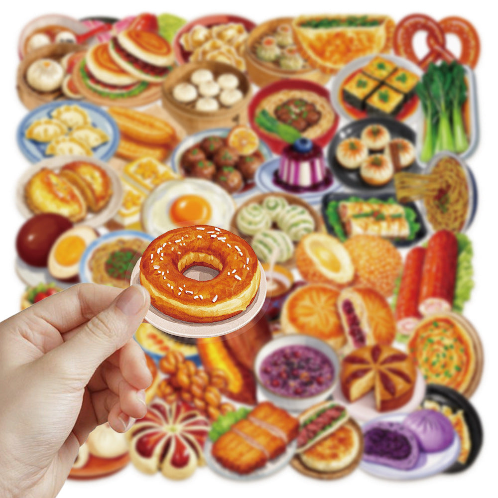 Breakfast stickers 50 psc