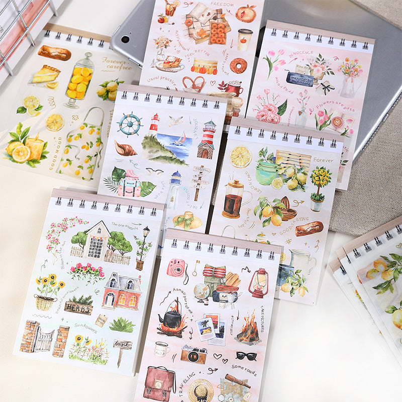 Die-Cut Double Material Sticker Book - ViktaShop