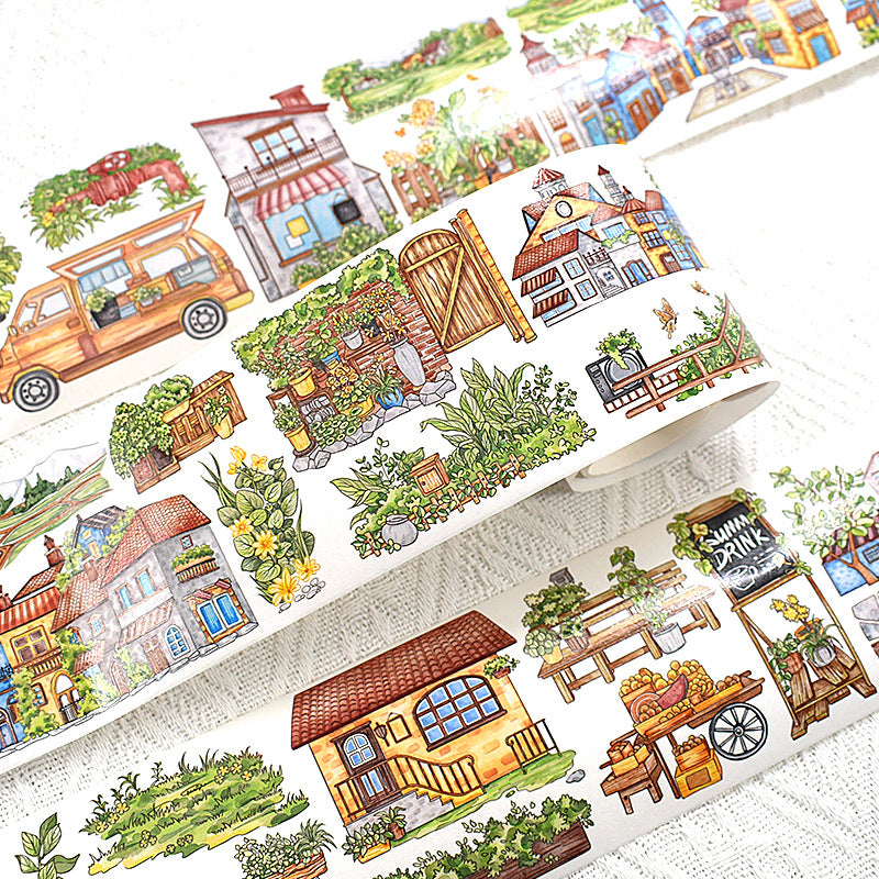 Landscaping Character Sticker - Special Oil & Paper Tape DIY - 2m - ViktaShop