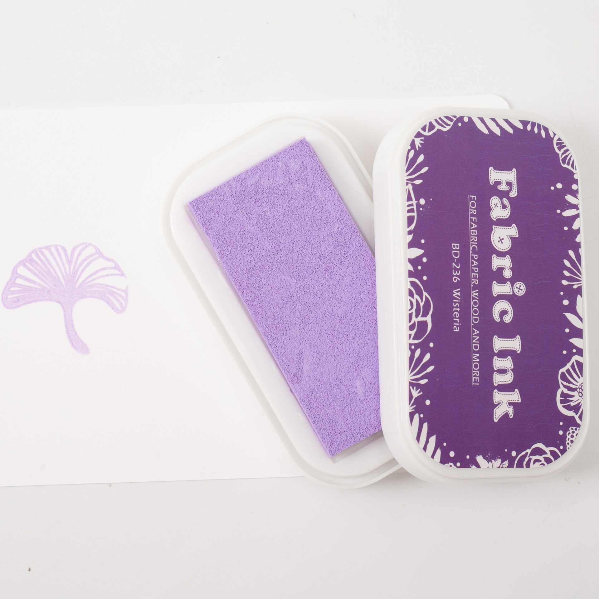 Retro BD Cloth Ink Pad Box, Multi-Use Sponge Printing Table - ViktaShop