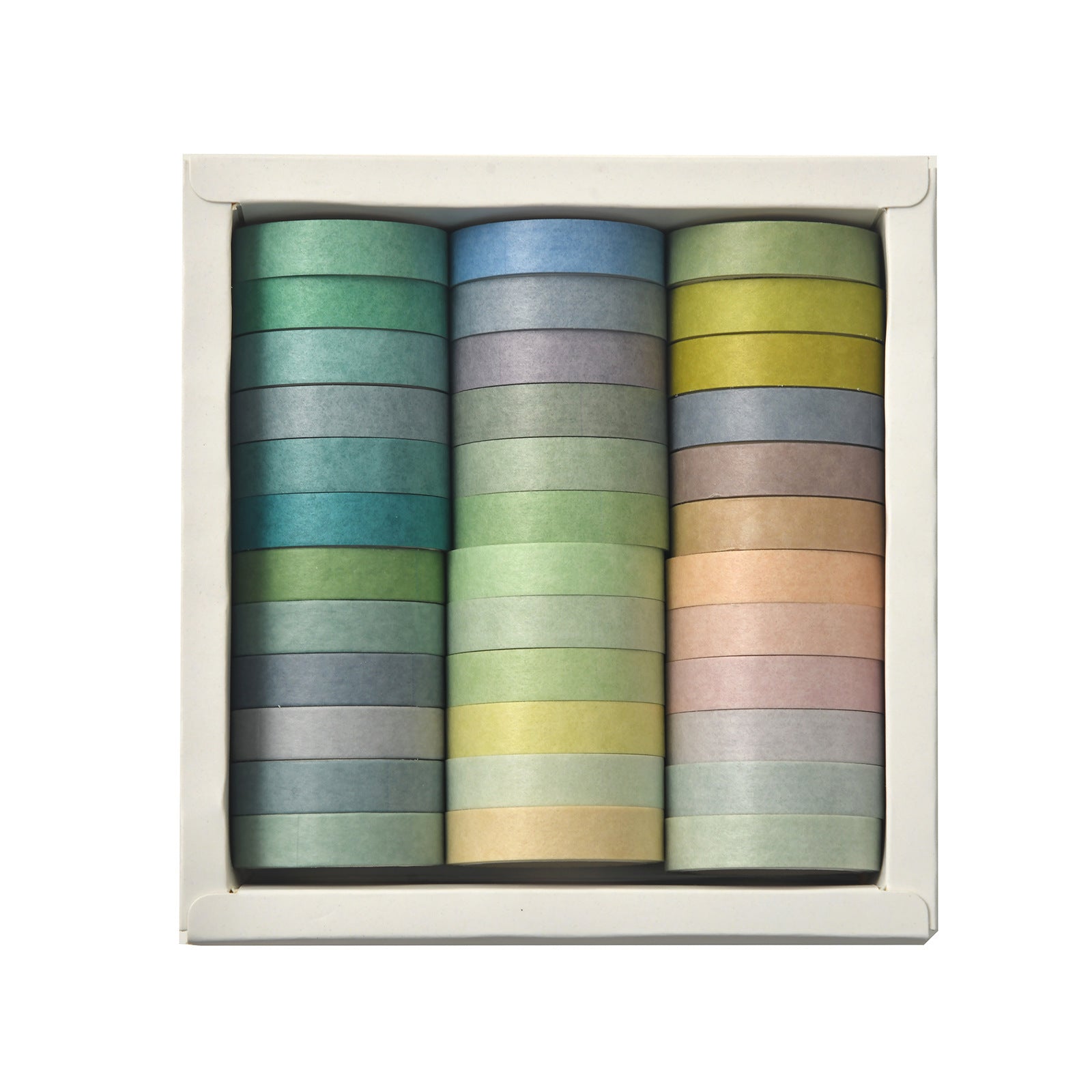 Solid color paper tape set