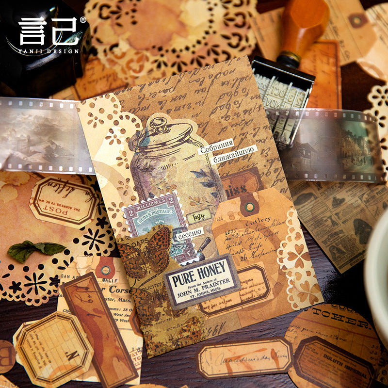Material Bag – Coffee Town Series, Coffee Theme, 138 Pcs - ViktaShop