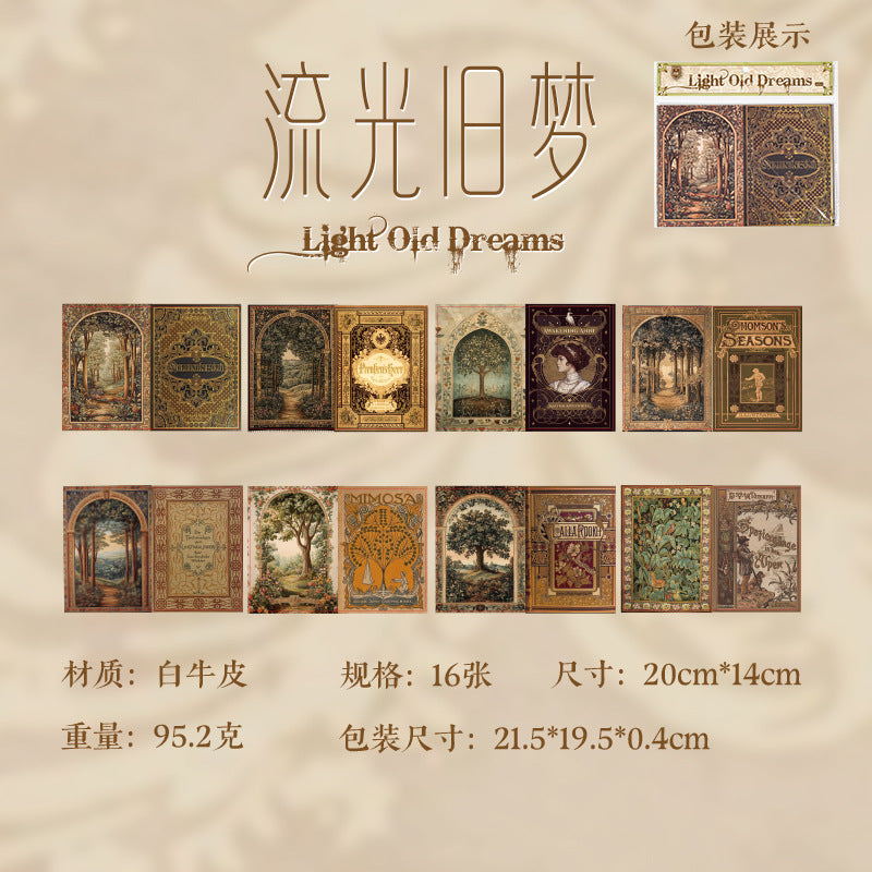 Material Paper Wizard of Oz & More, 16 Pcs - ViktaShop