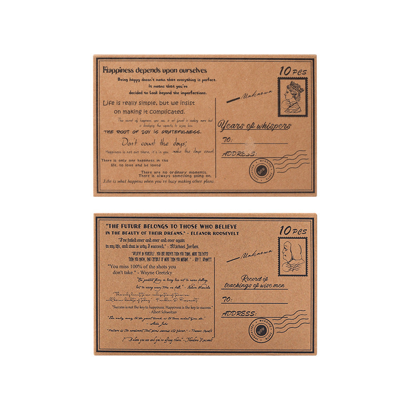 Beech Seal - Wise Language Series, 10 Pcs - ViktaShop