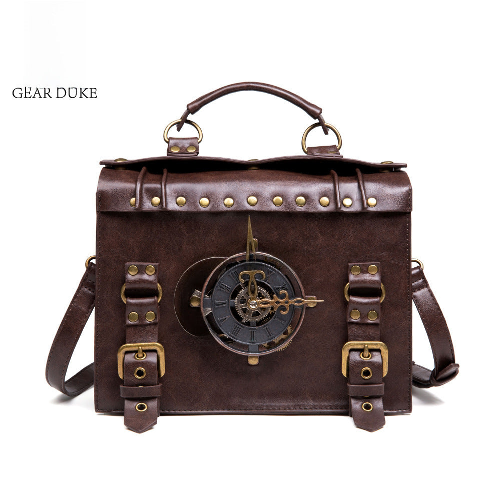 Retro Punk Crossbody Shoulder Bag - ViktaShop