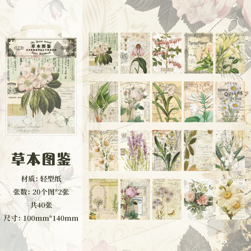 Travel Series Retro Note Paper - 6 Pcs