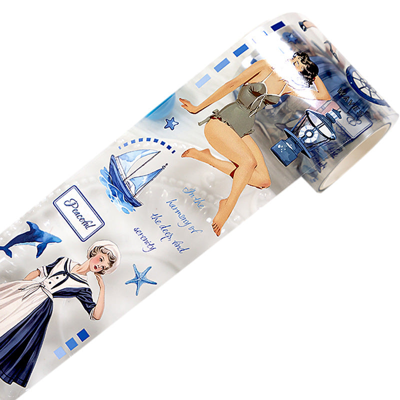 European Retro Character PET Tape – Art & Fashion Style - 2m - ViktaShop