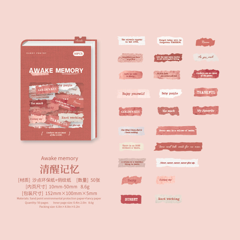 Vintage English Label Sticker, 6 Options - ViktaShop