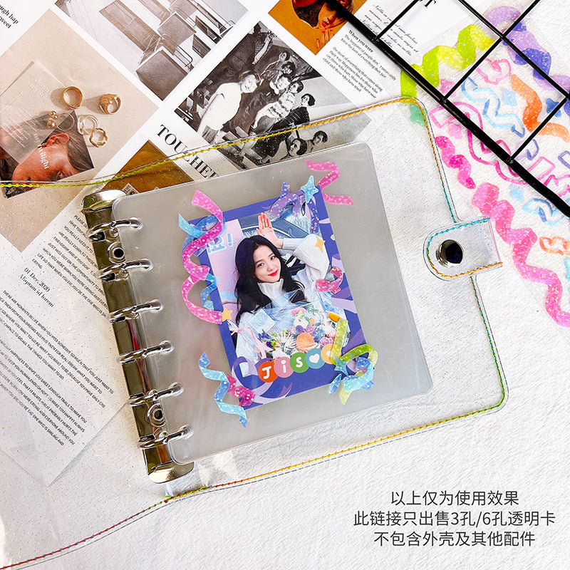 Transparent PET 3/6-Hole Card Album Baffle Partition - ViktaShop
