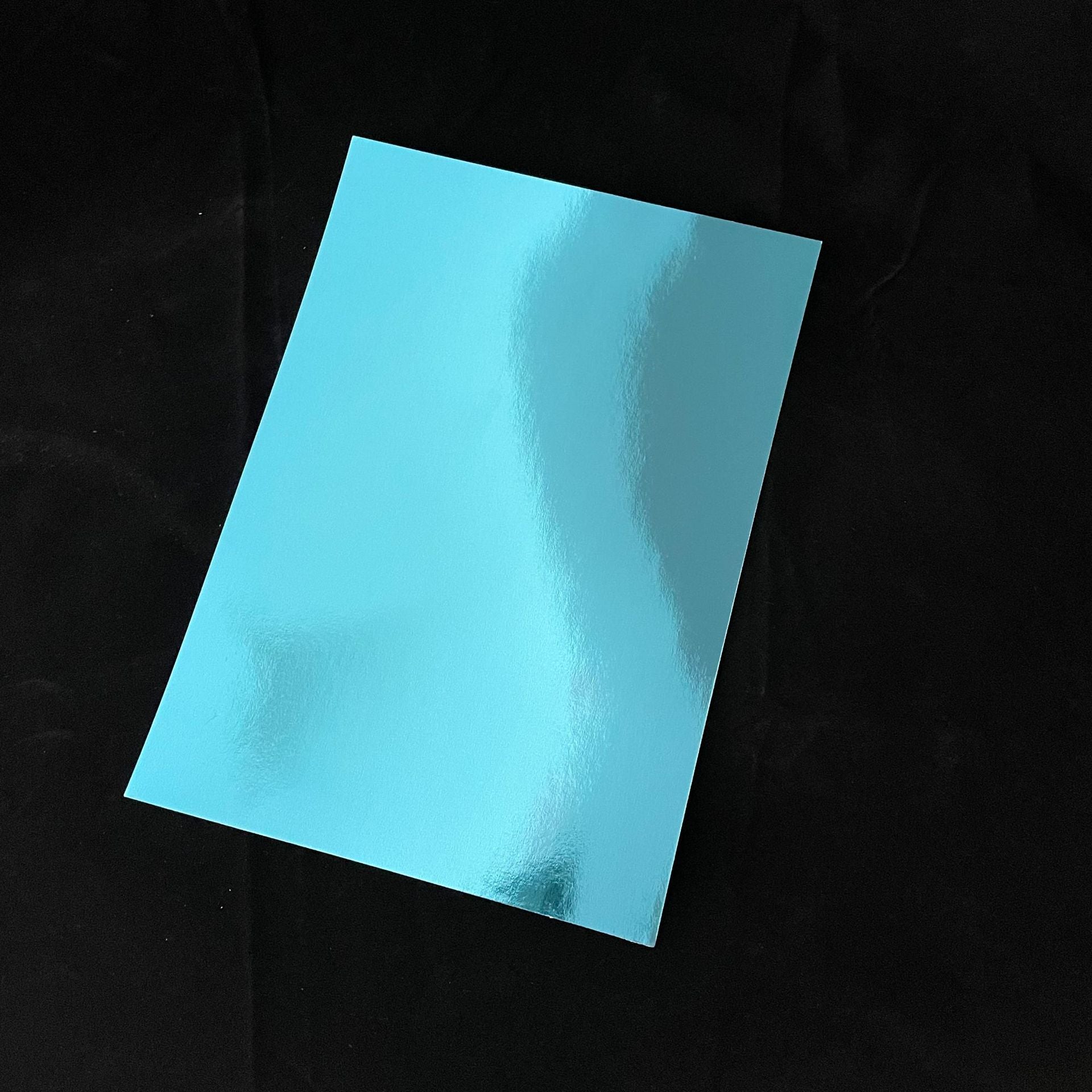 A4 Color Mirror Cardboard – Single-Sided Flash Paper for DIY Crafts, 12 Options - ViktaShop