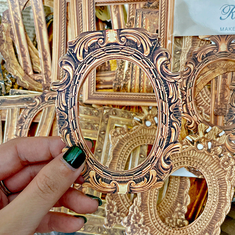 Retro Hollow Border – Background Paper, 30 Sheets - ViktaShop