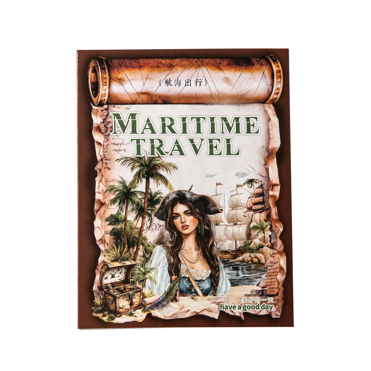PET Stickers Sailing Travel 10 psc