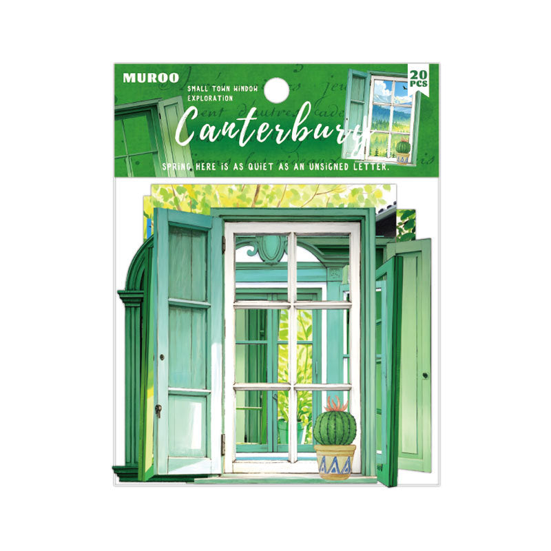 Material Package – Small Town Window Retro, 4 Options - ViktaShop