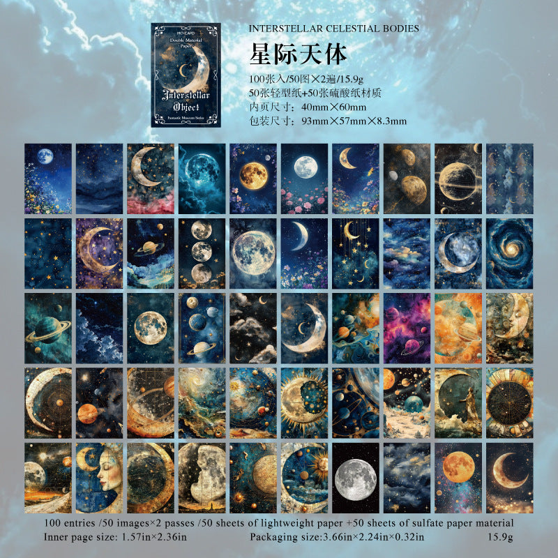 Material paper fantasy series 50 psc