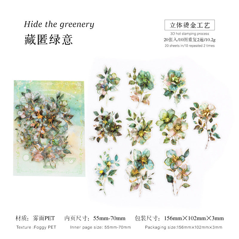 Purple Flower Dream Series - PET Stickers - ViktaShop