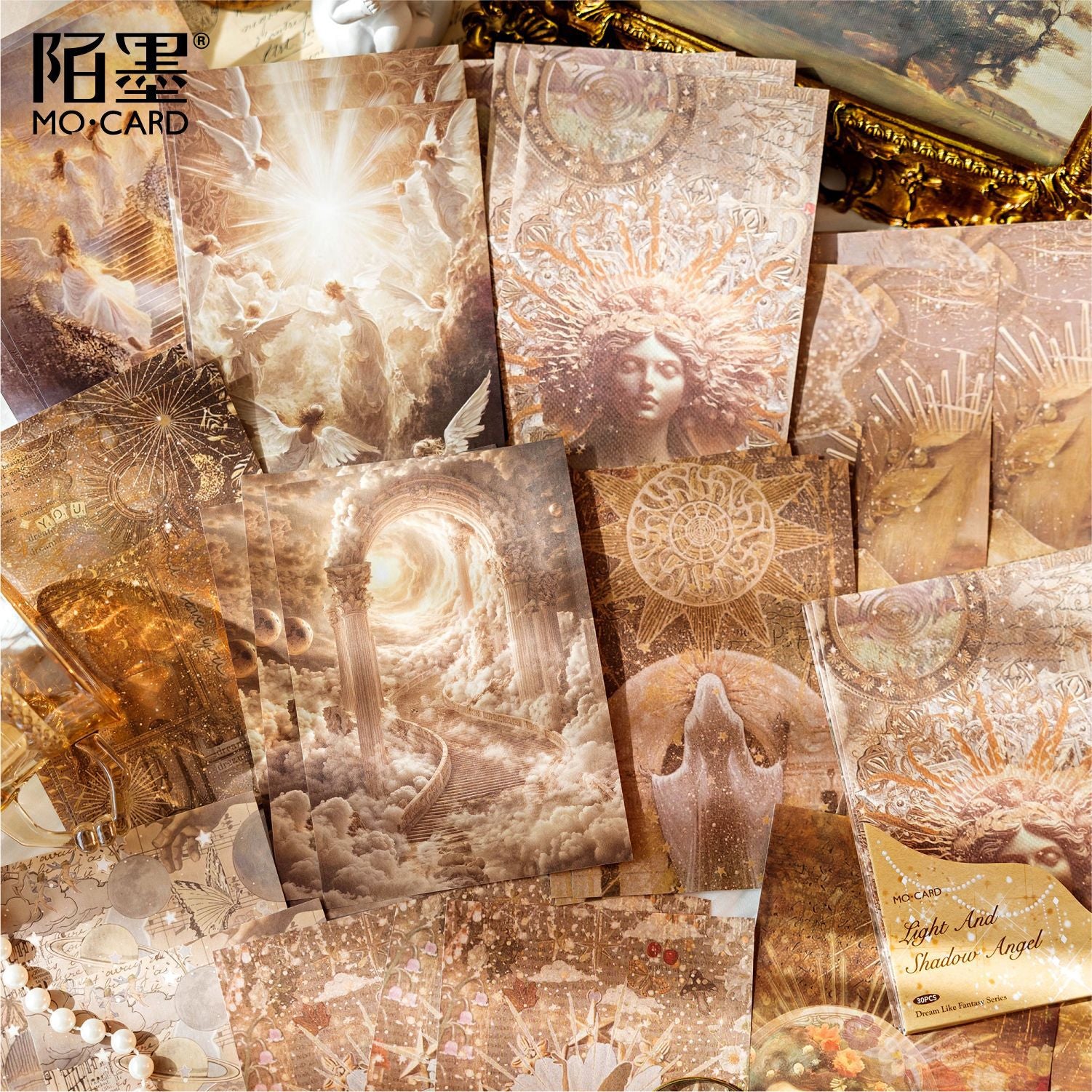 Dreamlike Fantastic Kraft Paper - Light Retro Series, 6 Options - ViktaShop