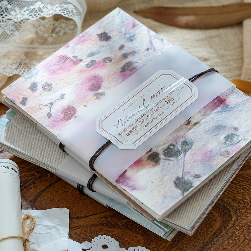 Twilight Material Paper - Arrive as Scheduled Series, 30 Pcs - ViktaShop